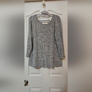 Gray Women's Knit Top